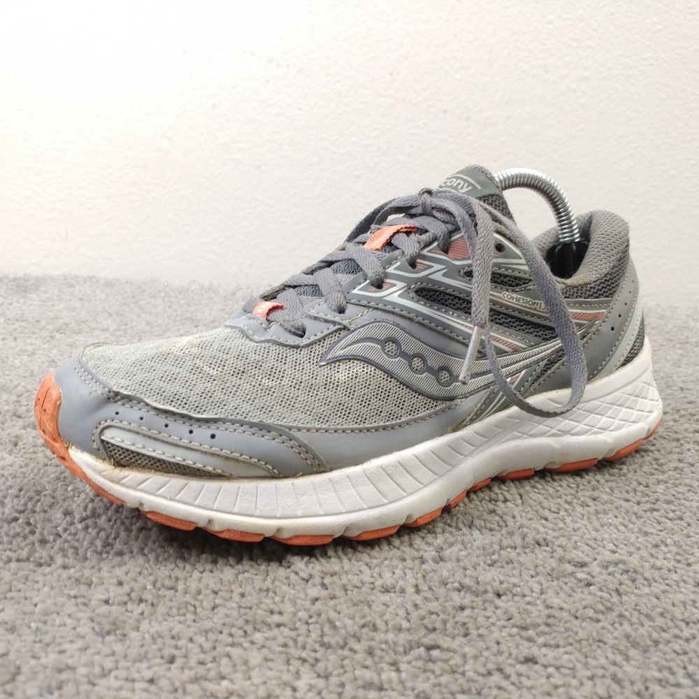 Saucony Cohesion 13 Womens Size 7.5 Running Shoes Gray Sneakers Low Top - Picture 6 of 12